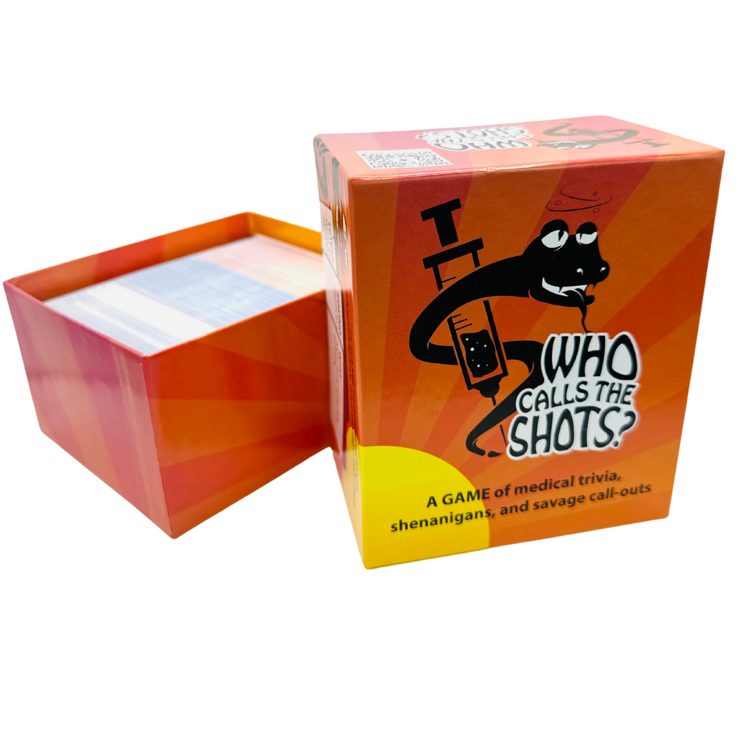 Who Calls the Shots? The Trivia Card Game for Nurses, Students, Medical Professionals, and Adults